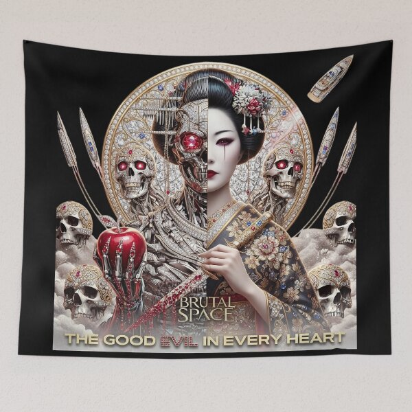 Item preview, Split Geisha Holding Dagger Apple designed and sold by Voodoo Store Paranormal Collections.