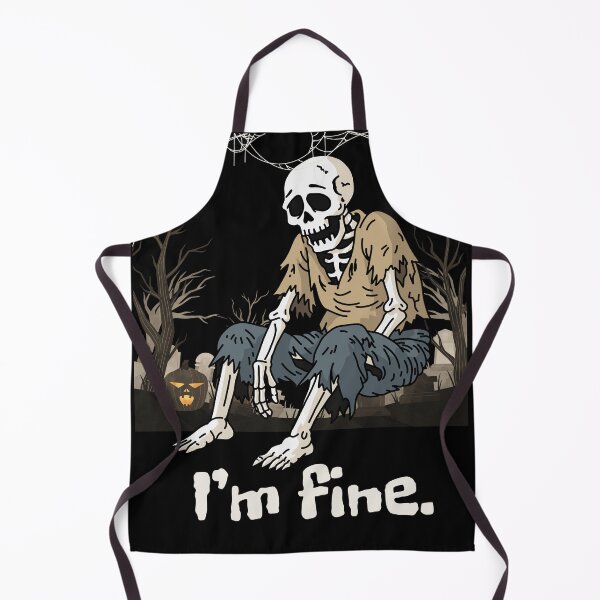 Item preview, I'm fine skeleton funny design designed and sold by SvarunPogani.