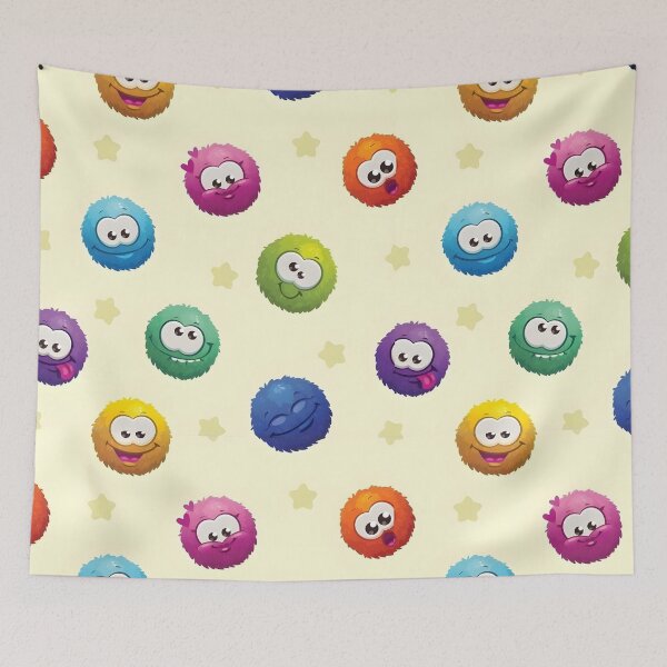 Item preview, Cute Colorful Monster Seamless Pattern for Kids designed and sold by DoveArtDesigns.