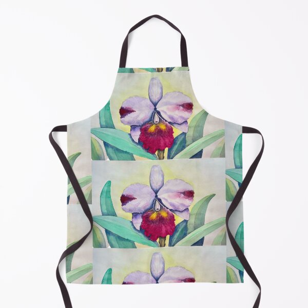 Item preview, Tropical Orchid Watercolour Print, Botanical Wall Art | Orchid in Bloom designed and sold by ArithraStudio.
