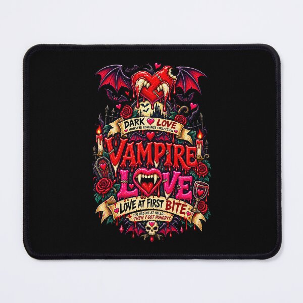 Item preview, DARK LOVE ❤️ - MONSTER ROMANCE COLLETION - VAMPIRE LOVE - YOU HAD ME AT HELLO ... THEN I GOT HUNGRY - v2 designed and sold by WheelieGdArt.