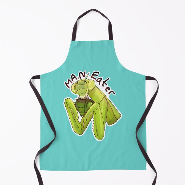 Item preview, “Man-Eater” — Praying Mantis | Biology Pun Sticker designed and sold by Song-of-Anemoia.