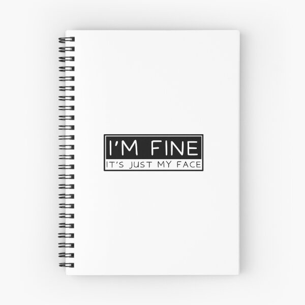 Item preview, I’m fine it’s just my face designed and sold by Dondonmart.