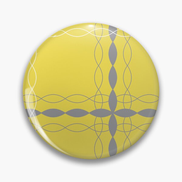 Item preview, yellow, grey & white modern plaid pattern designed and sold by DEBORAH DEY.