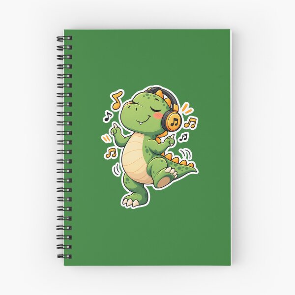 Item preview, Cute Musical Dragon Dancing Music Lover Sticker designed and sold by InkPixell.