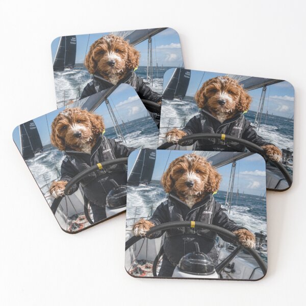 Item preview, Cockapoo Racing Skipper at the Helm designed and sold by Paul Thompson Photography.
