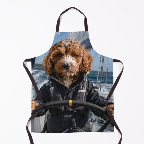 Item preview, Cockapoo Racing Skipper at the Helm designed and sold by Paul Thompson Photography.