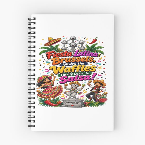 Item preview, Fiesta Latina Brussels Salsa Waffles Belgian Latin Festival designed and sold by Sushikidsntoddlers.