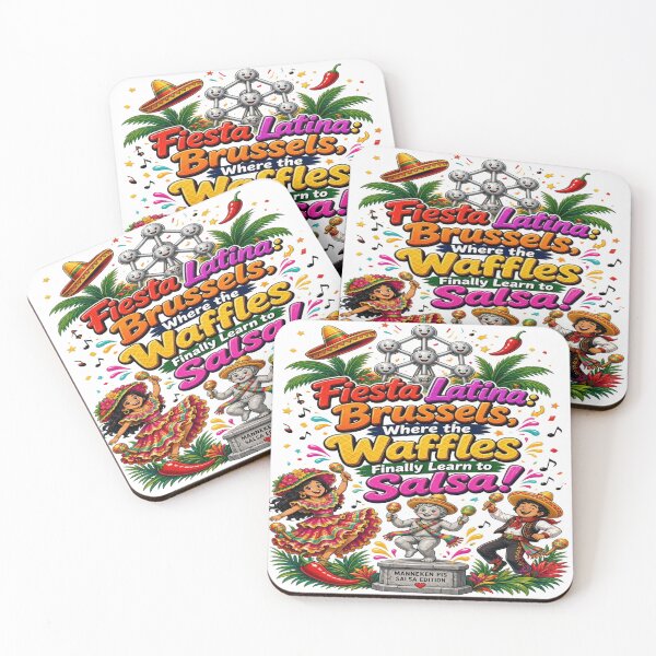 Item preview, Fiesta Latina Brussels Salsa Waffles Belgian Latin Festival designed and sold by Sushikidsntoddlers.