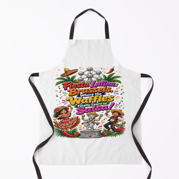 Item preview, Fiesta Latina Brussels Salsa Waffles Belgian Latin Festival designed and sold by Sushikidsntoddlers.