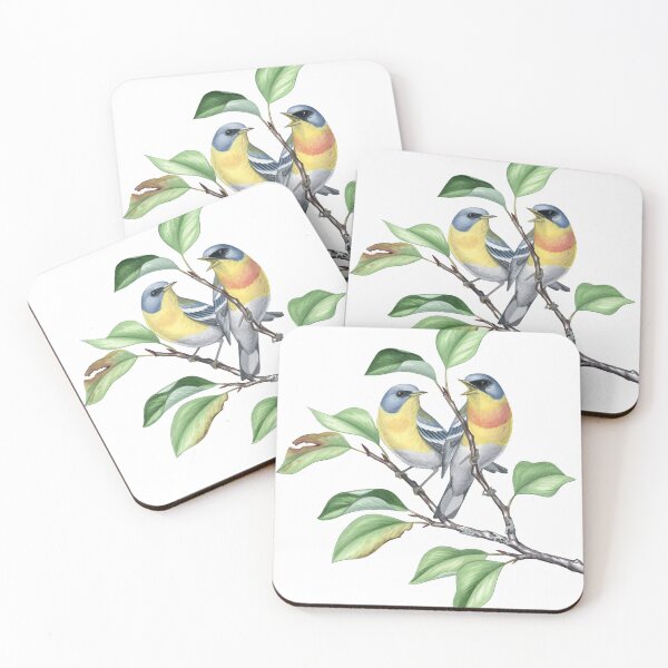 Item preview, Tropical Parula (Setophaga pitiayumi)  designed and sold by JadaFitch.
