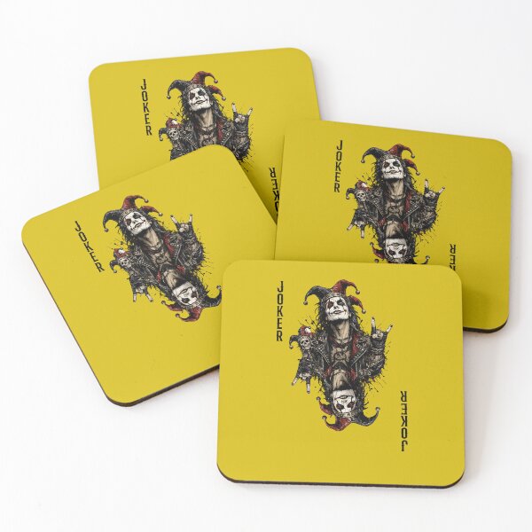Item preview, Gothic Evil Joker Playing Card Jester Heavy Metal designed and sold by MariaPCMaria.