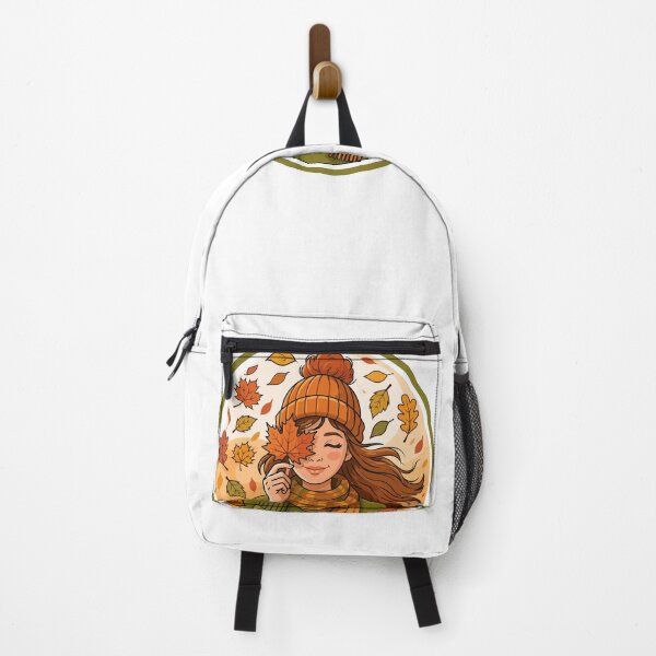 Item preview, Autumn Girl Sticker designed and sold by DoveArtDesigns.