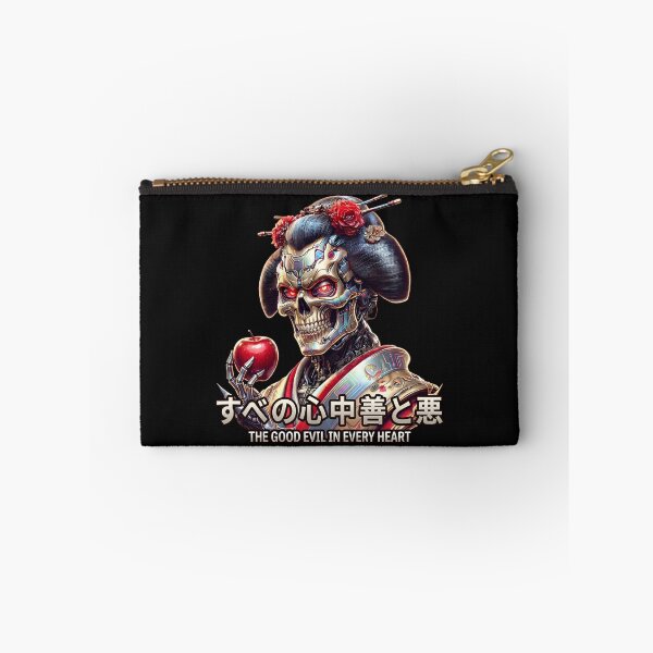 Item preview, Cybernetic Geisha Skull Holding Apple designed and sold by Voodoo Store Paranormal Collections.