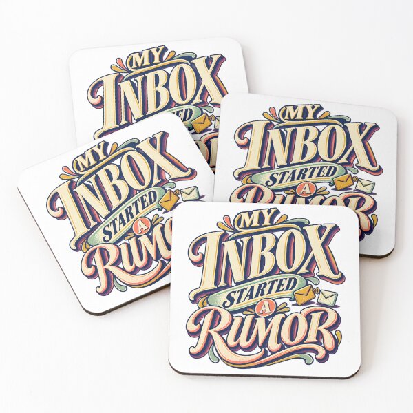 Item preview, My Inbox Started a Rumor Humor designed and sold by FZ Designs.