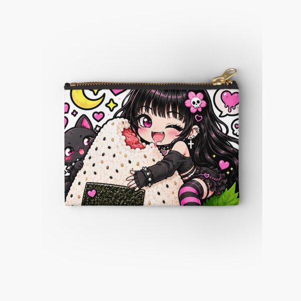 Item preview, Goth Food Gremlin Loves Onigiri designed and sold by AnnekeJordaan.