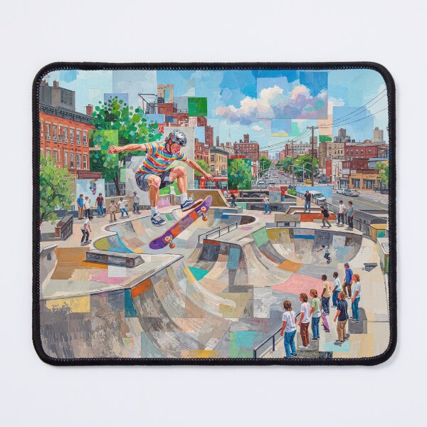 Item preview, Inner City Skateboarding Park Pop Art designed and sold by Home Decor Art.