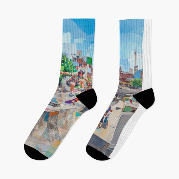 Item preview, Inner City Skateboarding Park Pop Art designed and sold by Home Decor Art.