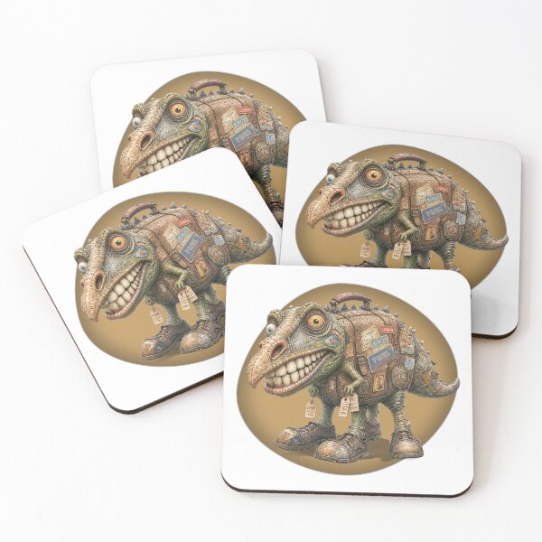 Item preview, Dinosaur Suitcase Creature Wandering the World in Style designed and sold by Wilcox PhotoArt.