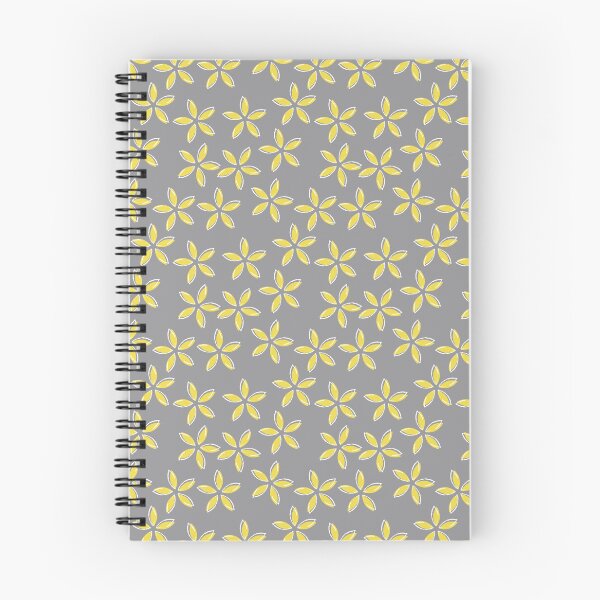 Item preview, fresh bright modern yellow flowers on grey background designed and sold by DEBORAH DEY.