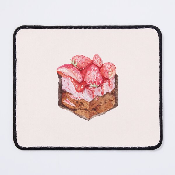 Item preview, Watercolor Strawberry Chocolate Cake designed and sold by Anyahei.