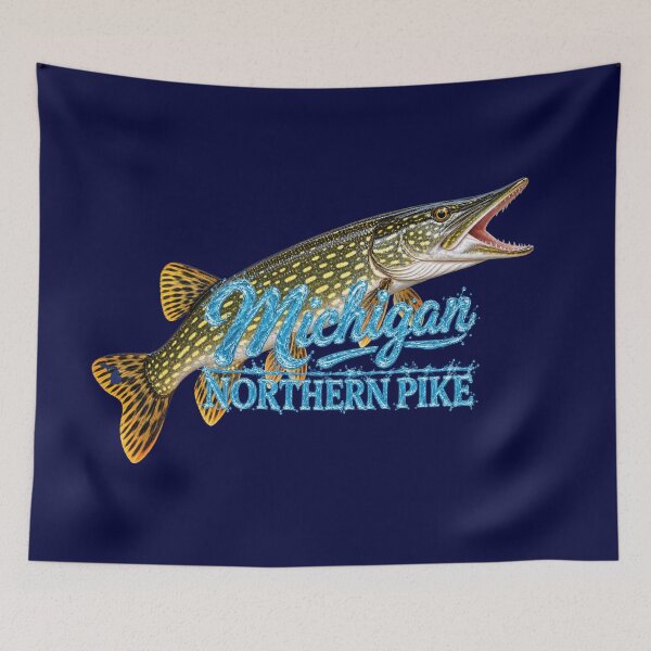 Item preview, Michigan Northern Pike | Freshwater Fishing designed and sold by FreshWaterWares.
