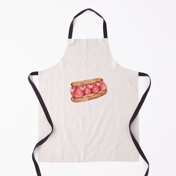 Item preview, Watercolor Strawberry Cream Éclair designed and sold by Anyahei.