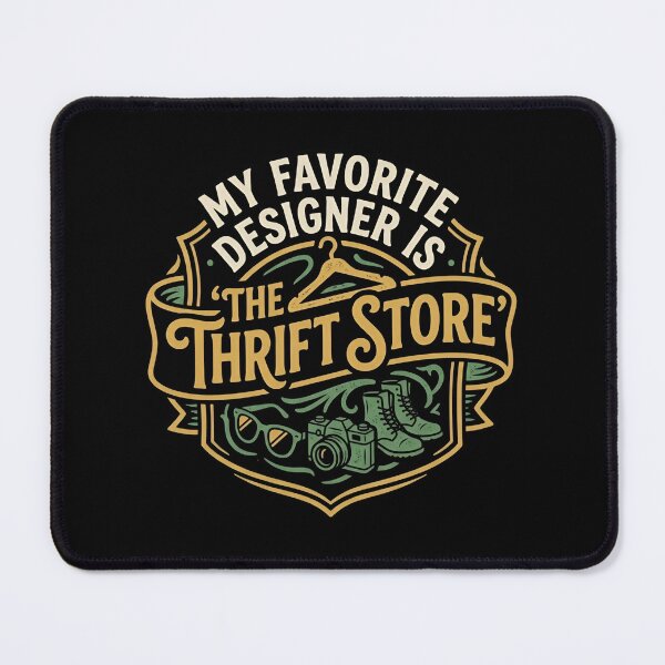 Item preview, My Favorite Designer Is The Thrift Store Vintage Humor designed and sold by DuckOddity.