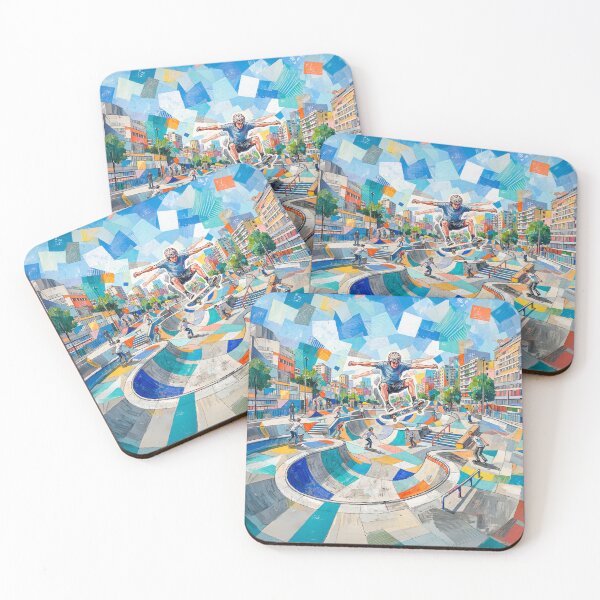 Item preview, Inner City Skateboarding Pop Art Collage designed and sold by Home Decor Art.