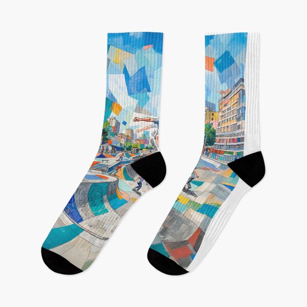 Item preview, Inner City Skateboarding Pop Art Collage designed and sold by Home Decor Art.