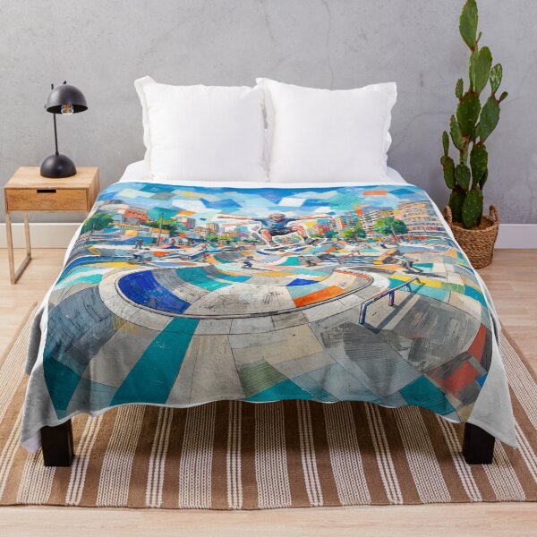 Item preview, Inner City Skateboarding Pop Art Collage designed and sold by Home Decor Art.