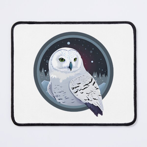 Item preview, Snowy Owl Winter Nights Art | Best Buy designed and sold by Nimeshan.
