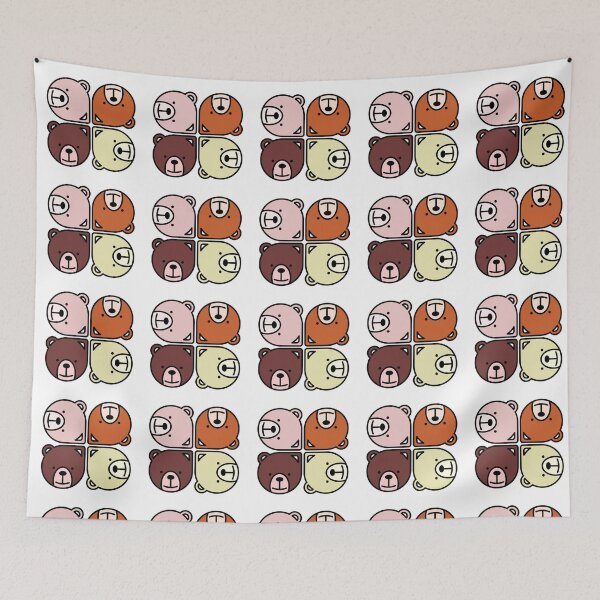 Item preview, Brotherhood Bears - Geometric Mars Symbol Art designed and sold by Vil1Coyote.