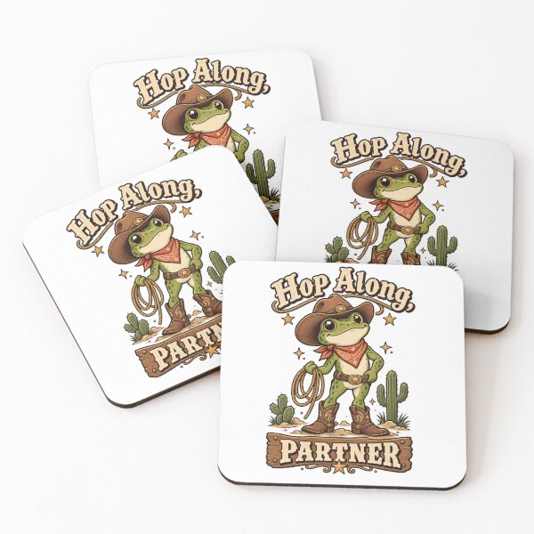Item preview, Hop Along Partner Cowboy Frog designed and sold by Trendy-Artistry.