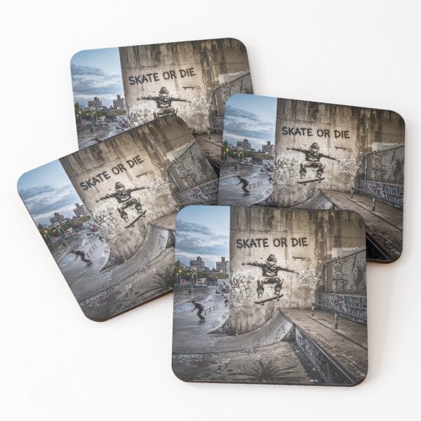 Item preview, Urban City Gritty Skateboarder Graffiti Art designed and sold by Home Decor Art.