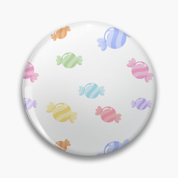 Item preview, Colorful Pastel Wrapped Candy Seamless Pattern on Black Background designed and sold by MathuraPresent.