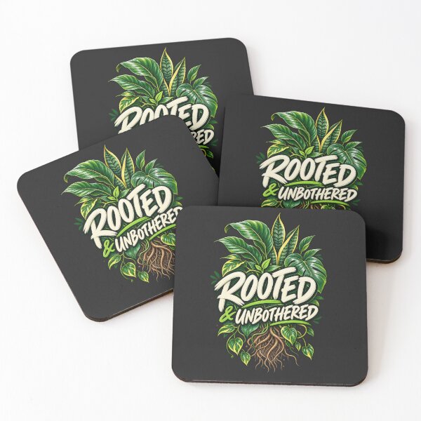 Item preview, Rooted and Unbothered Botanical Plant Lover Design designed and sold by AdicretorDesign.