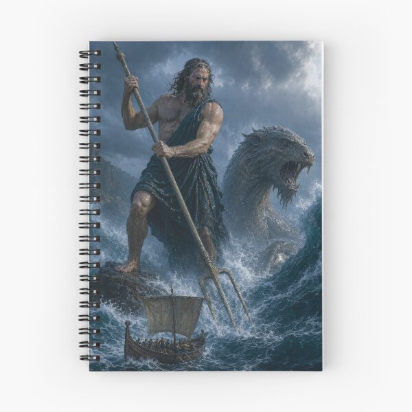 Item preview, Poseidon Unleashes the Storm of the Ancient Sea designed and sold by MarlicShop.
