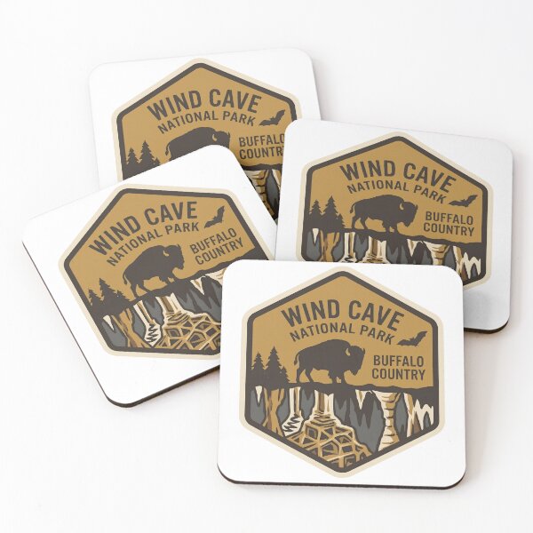 Item preview, Wind Cave National Park South Dakota Vintage Bison Cave Badge designed and sold by LittleArij.