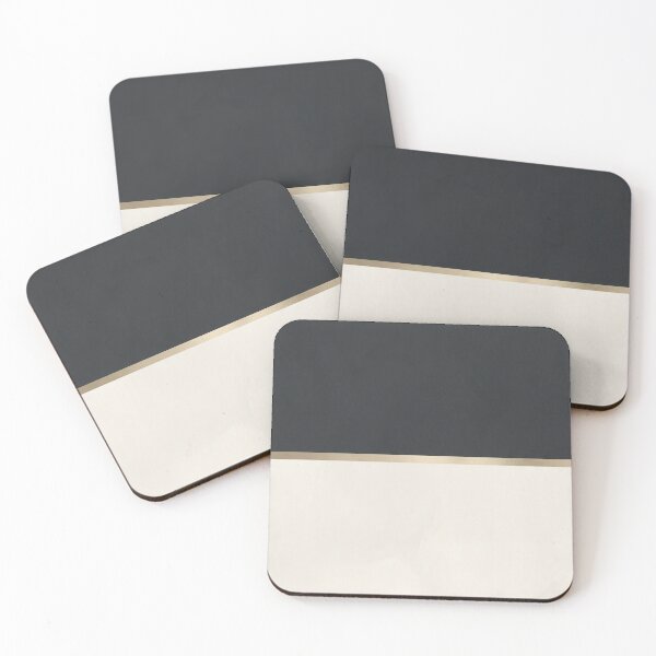 Item preview, Gold Horizon - Minimalist Charcoal and Ivory Line Art designed and sold by Zaramodo.