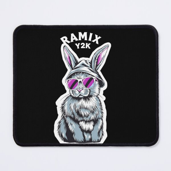 Item preview, Ramix Y2K Cool Bunny Retro Sunglasses Sticker designed and sold by RAMIX-Y2K.
