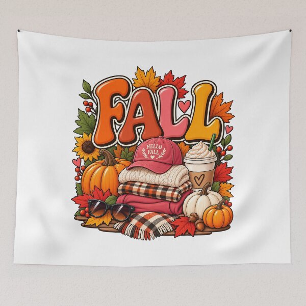 Item preview, Hello Fall Cozy Autumn Pumpkin Coffee Sweater designed and sold by afr-saad.
