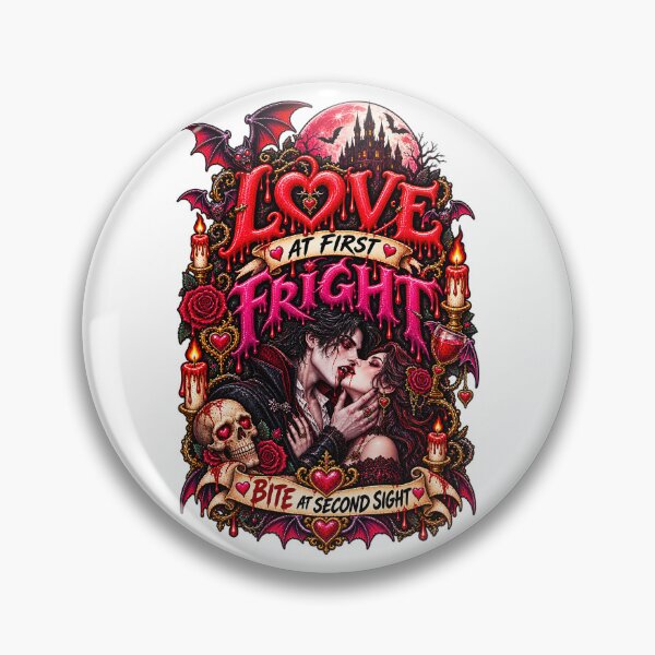Item preview, DARK LOVE ❤️ - MONSTER ROMANCE COLLETION -  VAMPIRE LOVE -  LOVE AT FIRST FRIGHT - BITE AT SECOND SIGHT v2 designed and sold by WheelieGdArt.