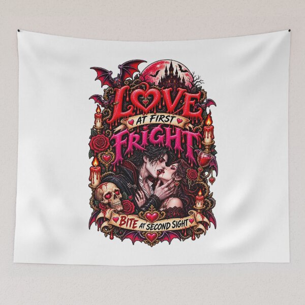 Item preview, DARK LOVE ❤️ - MONSTER ROMANCE COLLETION -  VAMPIRE LOVE -  LOVE AT FIRST FRIGHT - BITE AT SECOND SIGHT v2 designed and sold by WheelieGdArt.
