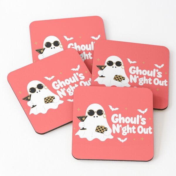 Item preview, Ghoul's Night Out Ghost Shirt | Glam Halloween Design designed and sold by MOCH- ART.