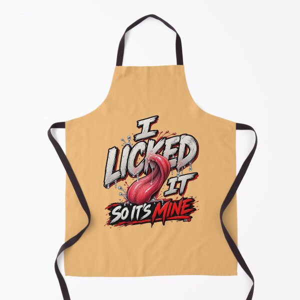 Item preview, I Licked It So It’s Mine – Funny Cheeky Tongue Quote designed and sold by KissMy6 Industries.