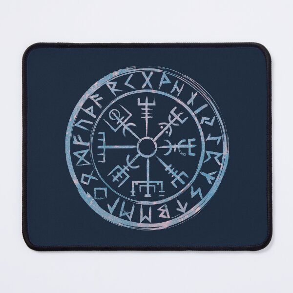 Item preview, Vegvisir Viking Compass - Ice Blue designed and sold by Lidra Zehcnas.