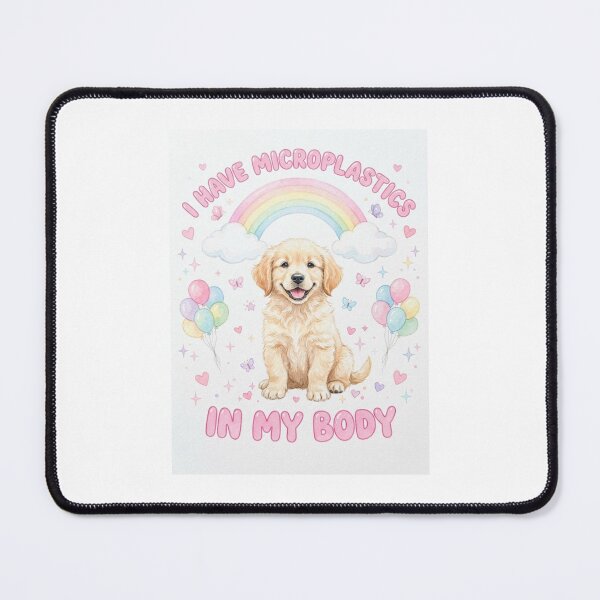 Item preview, Dog I have microplastics in my body microplastic funny gag adult humor novelty meme memes pet christmas birthday designed and sold by CheeseBlueprint.