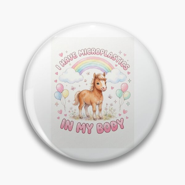 Item preview, Horse I have microplastics in my body microplastic funny gag adult humor novelty meme memes pet christmas birthday designed and sold by CheeseBlueprint.