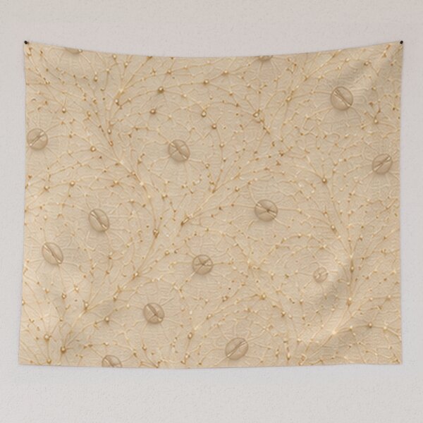Item preview, Coffee Current Golden Energy Bean Pattern designed and sold by Qenlo.